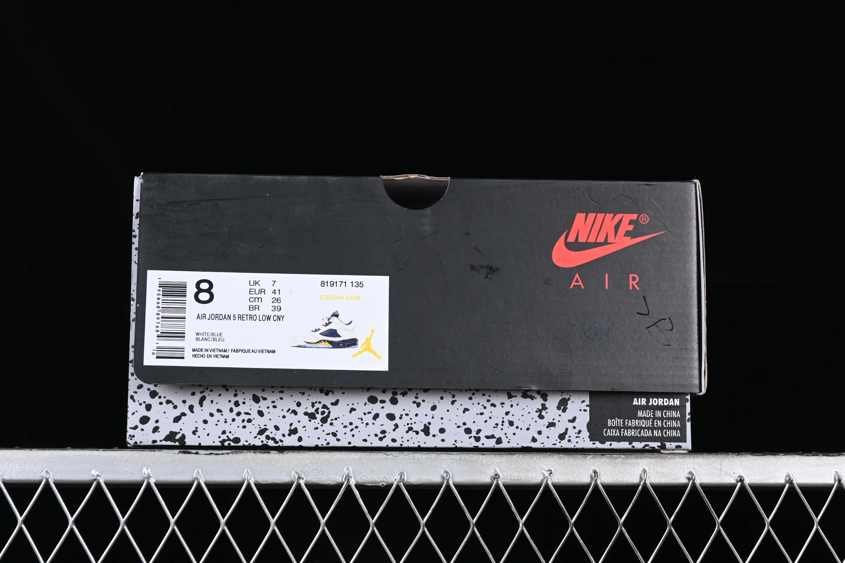 All categories Air Jordan Jordan series basketball shoes Air Jordan 5 Air Jordan 5 Low "Dunk From Above" AJ5 Joe 5 white and blue 819171-135